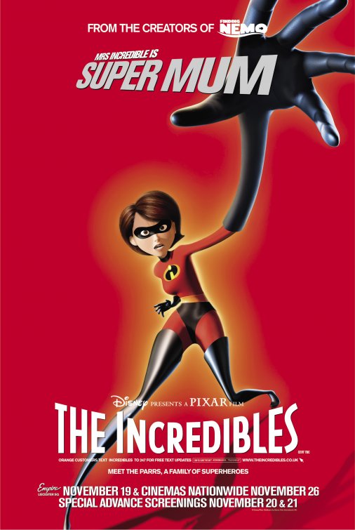 1000 piece jigsaw puzzle for the movie poster: The Incredibles (2004) ver24