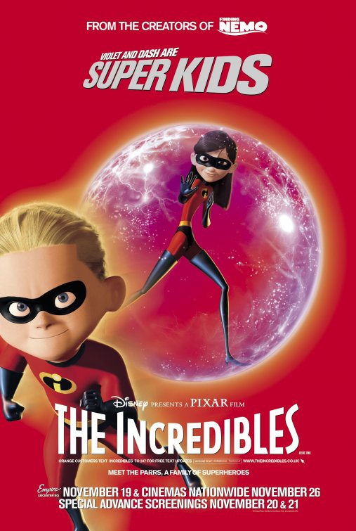1000 piece jigsaw puzzle for the movie poster: The Incredibles (2004) ver26