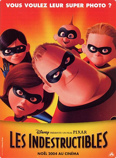 the movie poster: The Incredibles (2004) ver4