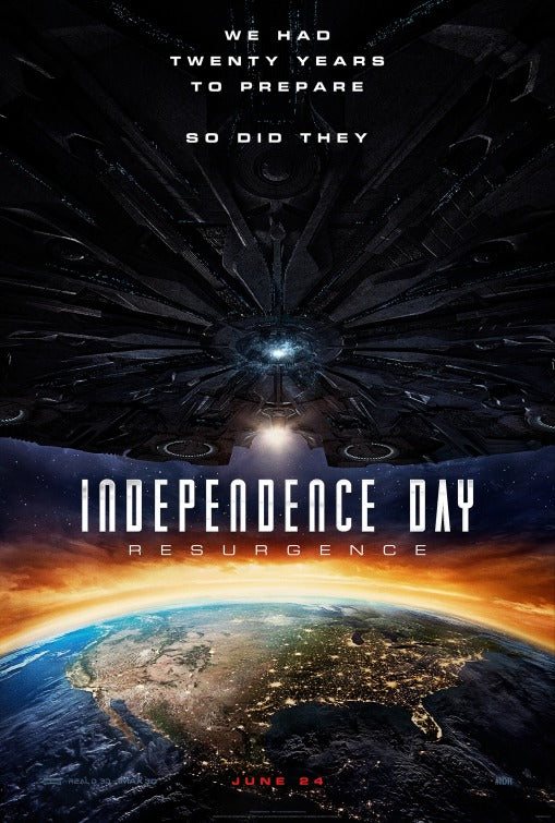 1000 piece jigsaw puzzle for the movie poster: Independence Day: Resurgence (2016)