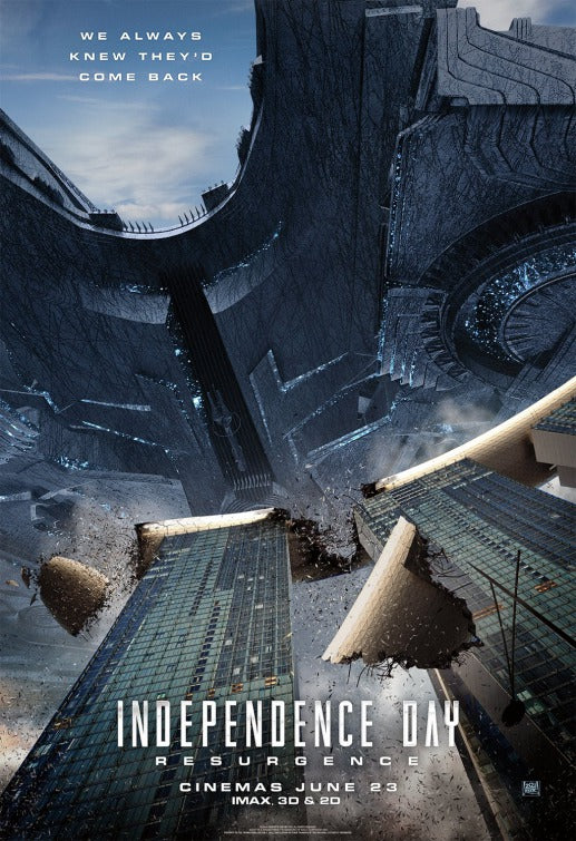 1000 piece jigsaw puzzle for the movie poster: Independence Day: Resurgence (2016) ver10