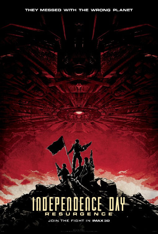 1000 piece jigsaw puzzle for the movie poster: Independence Day: Resurgence (2016) ver15