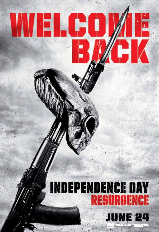 1000 piece jigsaw puzzle for the movie poster: Independence Day: Resurgence (2016) ver21