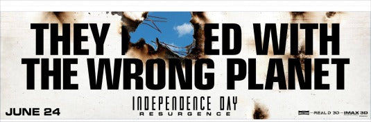 1000 piece jigsaw puzzle for the movie poster: Independence Day: Resurgence (2016) ver22