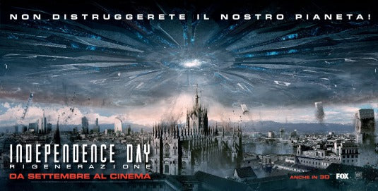 1000 piece jigsaw puzzle for the movie poster: Independence Day: Resurgence (2016) ver25