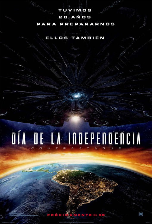 1000 piece jigsaw puzzle for the movie poster: Independence Day: Resurgence (2016) ver3