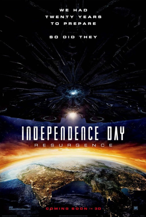 1000 piece jigsaw puzzle for the movie poster: Independence Day: Resurgence (2016) ver5