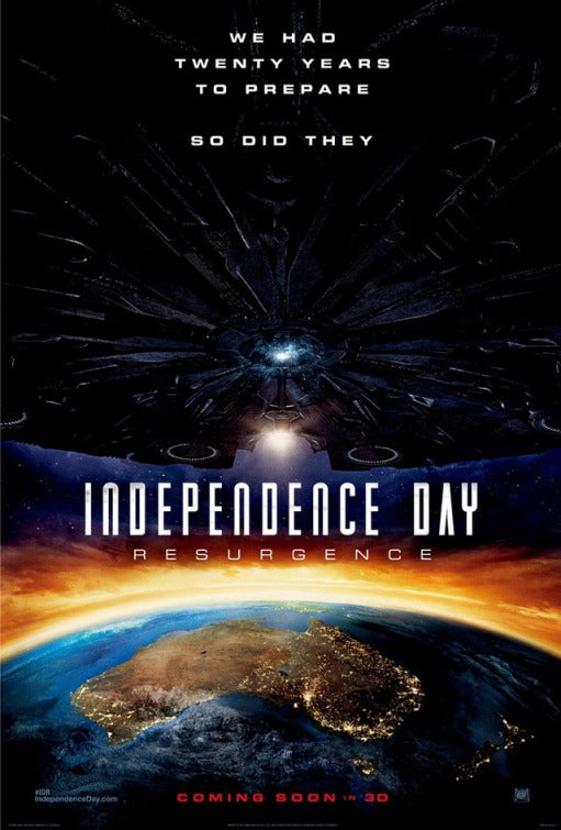 1000 piece jigsaw puzzle for the movie poster: Independence Day: Resurgence (2016) ver6