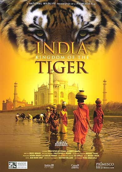 the movie poster: India: Kingdom of the Tiger (2002)