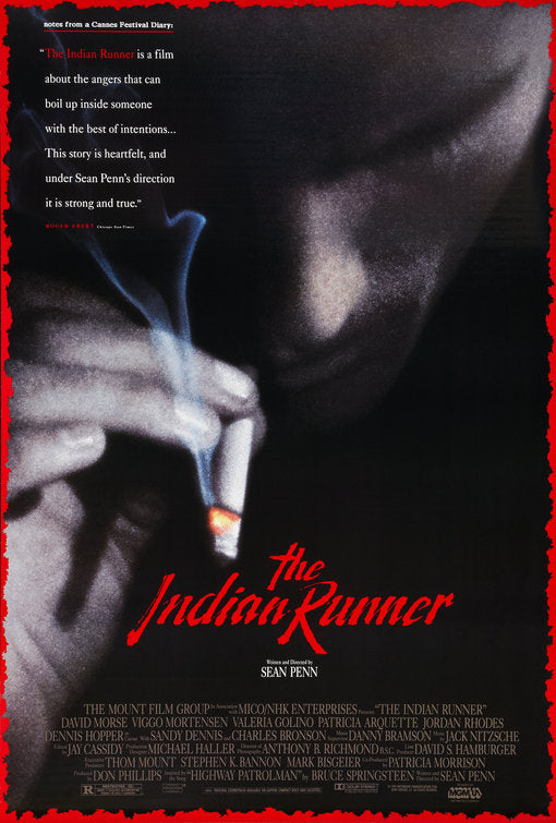 the movie poster: The Indian Runner (1991)