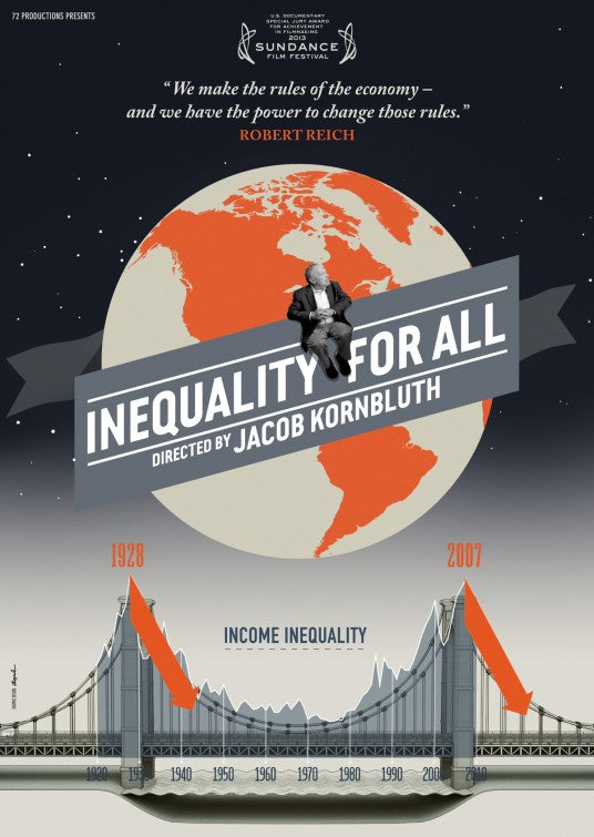 1000 piece jigsaw puzzle for the movie poster: Inequality for All (2013) ver2