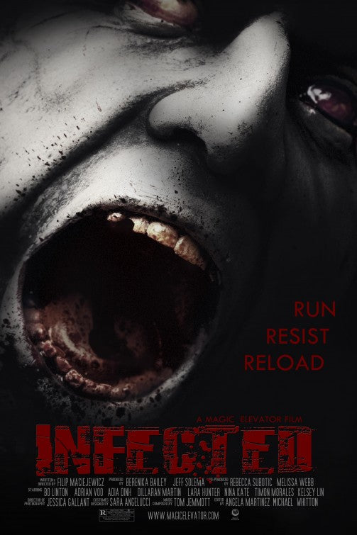 1000 piece jigsaw puzzle for the movie poster: Infected (2013)