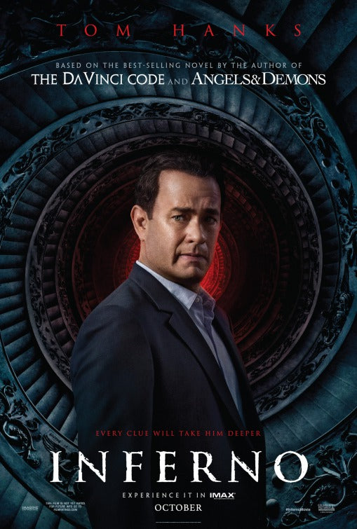 1000 piece jigsaw puzzle for the movie poster: Inferno (2016) ver2