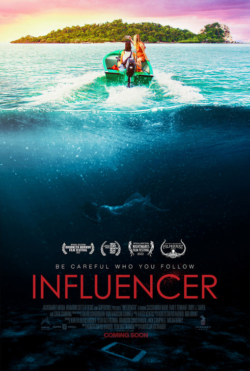 1000 piece jigsaw puzzle for the movie poster: Influencer (2023)