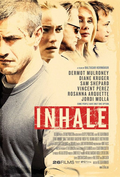 1000 piece jigsaw puzzle for the movie poster: Inhale (2010)