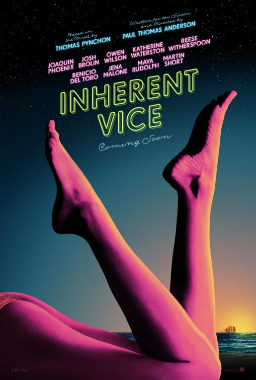 1000 piece jigsaw puzzle for the movie poster: Inherent Vice (2014)