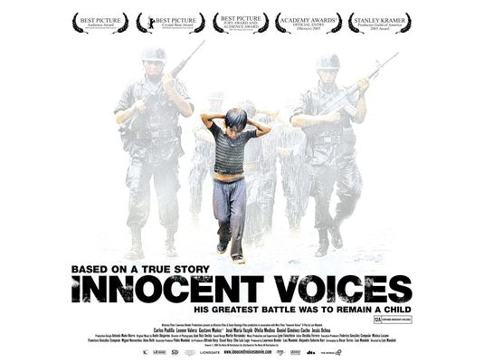 the movie poster: Innocent Voices (2005) ver2