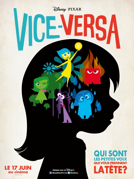 1000 piece jigsaw puzzle for the movie poster: Inside Out (2015) ver10