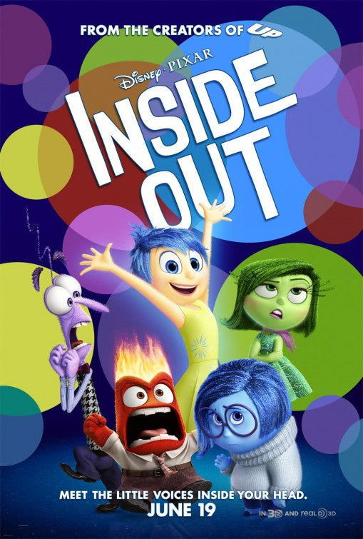 1000 piece jigsaw puzzle for the movie poster: Inside Out (2015) ver13
