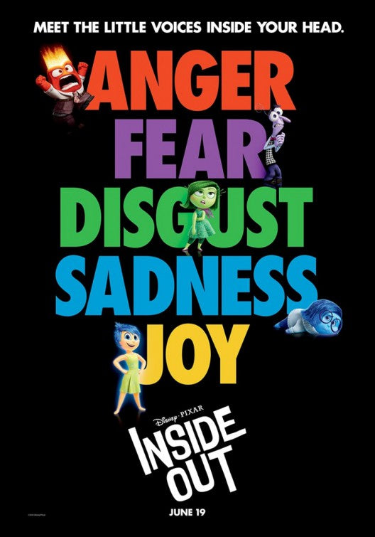 1000 piece jigsaw puzzle for the movie poster: Inside Out (2015) ver3