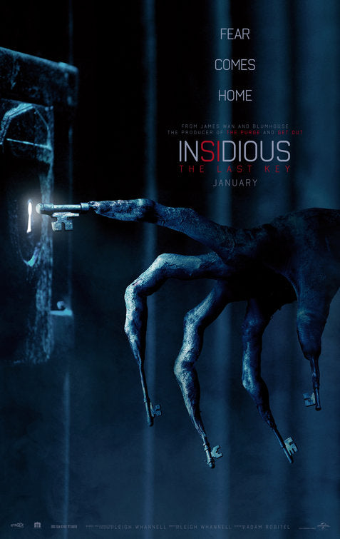 1000 piece jigsaw puzzle for the movie poster: Insidious: The Last Key (2018)