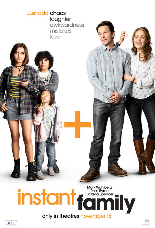 1000 piece jigsaw puzzle for the movie poster: Instant Family (2018)