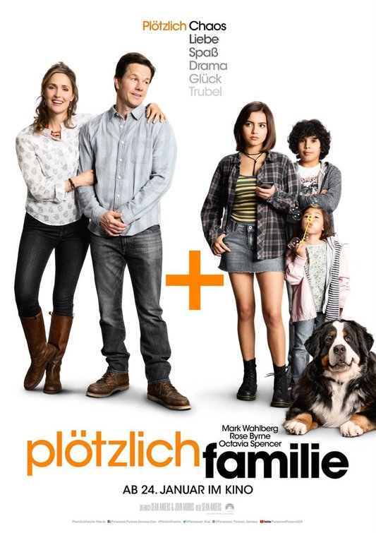 1000 piece jigsaw puzzle for the movie poster: Instant Family (2018) ver3