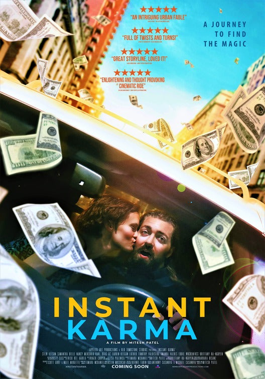 1000 piece jigsaw puzzle for the movie poster: Instant Karma (2022)