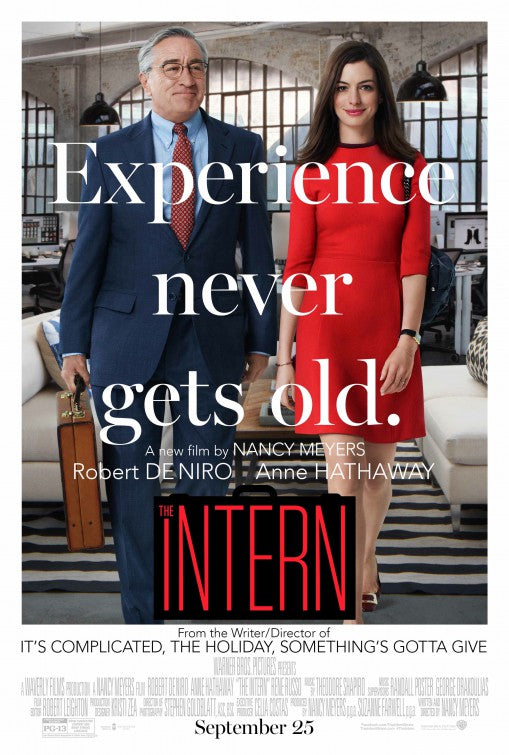 1000 piece jigsaw puzzle for the movie poster: The Intern (2015)