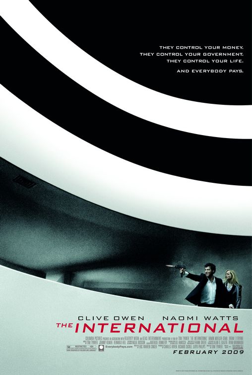 the movie poster: The International (2009)