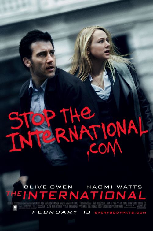 the movie poster: The International (2009) ver4
