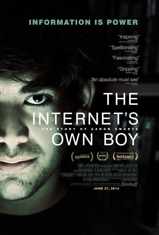 1000 piece jigsaw puzzle for the movie poster: The Internet's Own Boy: The Story of Aaron Swartz (2014) ver2