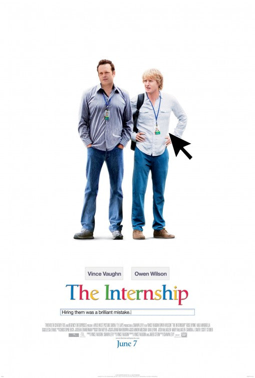 1000 piece jigsaw puzzle for the movie poster: The Internship (2013)