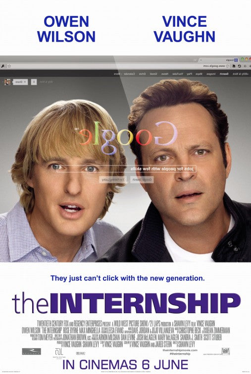 1000 piece jigsaw puzzle for the movie poster: The Internship (2013) ver2
