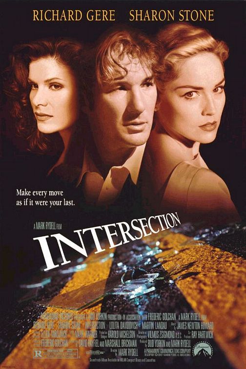 the movie poster: Intersection (1994)
