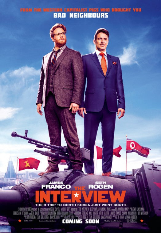 1000 piece jigsaw puzzle for the movie poster: The Interview (2014) ver2
