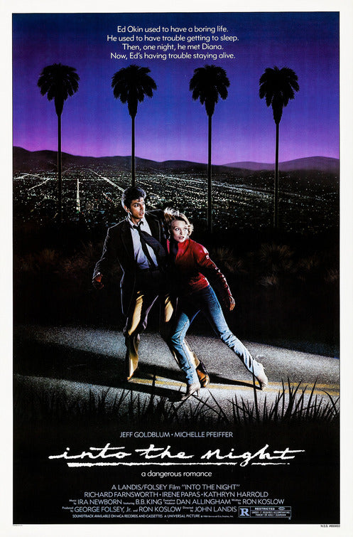 the movie poster: Into the Night (1985)
