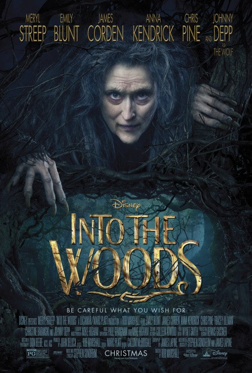 1000 piece jigsaw puzzle for the movie poster: Into the Woods (2014)