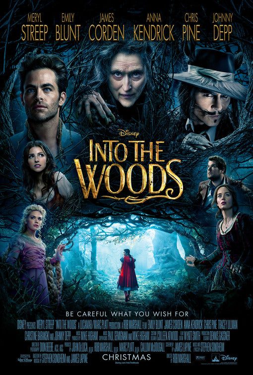 1000 piece jigsaw puzzle for the movie poster: Into the Woods (2014) ver12
