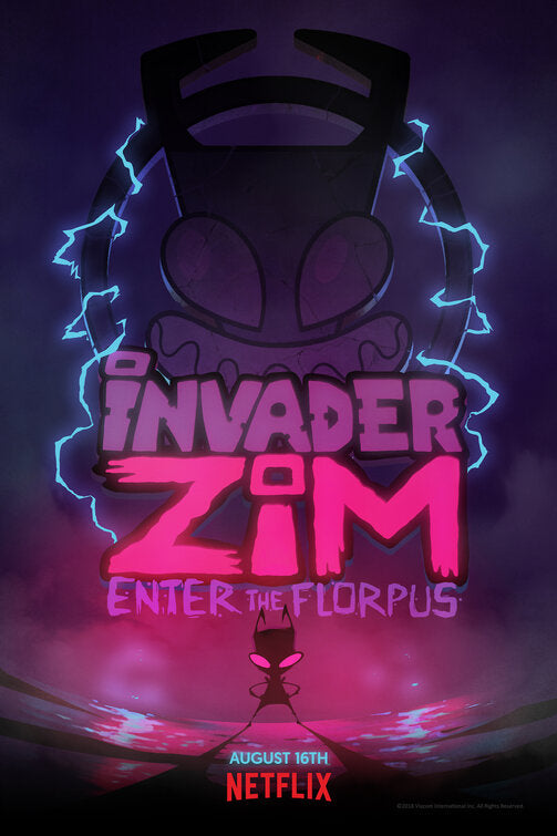1000 piece jigsaw puzzle for tv poster: Invader ZIM: Enter the Florpus