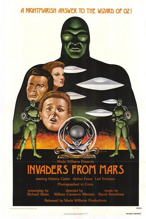 the movie poster: Invaders From Mars (1953)