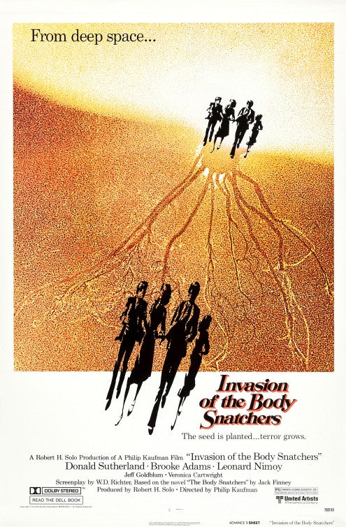 the movie poster: Invasion of the Body Snatchers (1978)