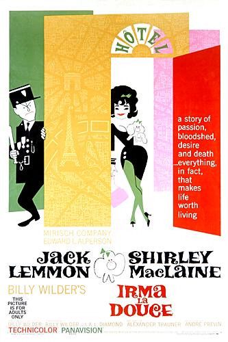 the movie poster: Irma la Duce (1963)