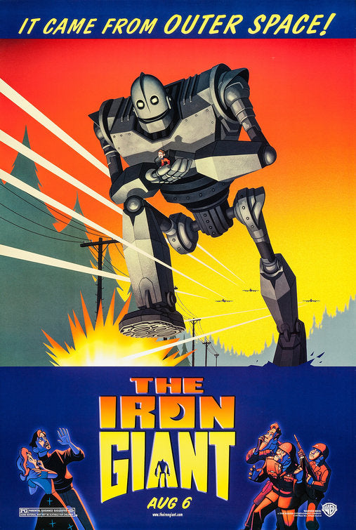 1000 piece jigsaw puzzle for the movie poster: The Iron Giant (1999) ver1