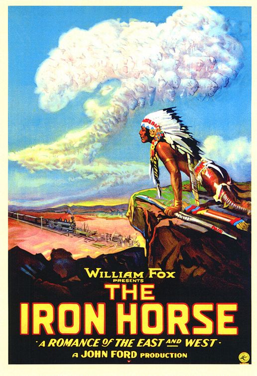 the movie poster: The Iron Horse (1924) ver3