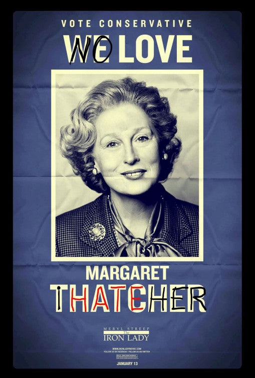 1000 piece jigsaw puzzle for the movie poster: The Iron Lady (2011) ver10