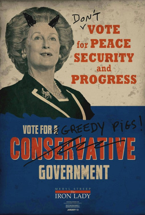 1000 piece jigsaw puzzle for the movie poster: The Iron Lady (2011) ver7