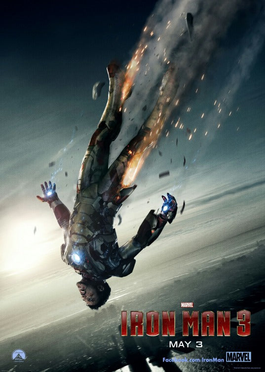 1000 piece jigsaw puzzle for the movie poster: Iron Man 3 (2013) ver2