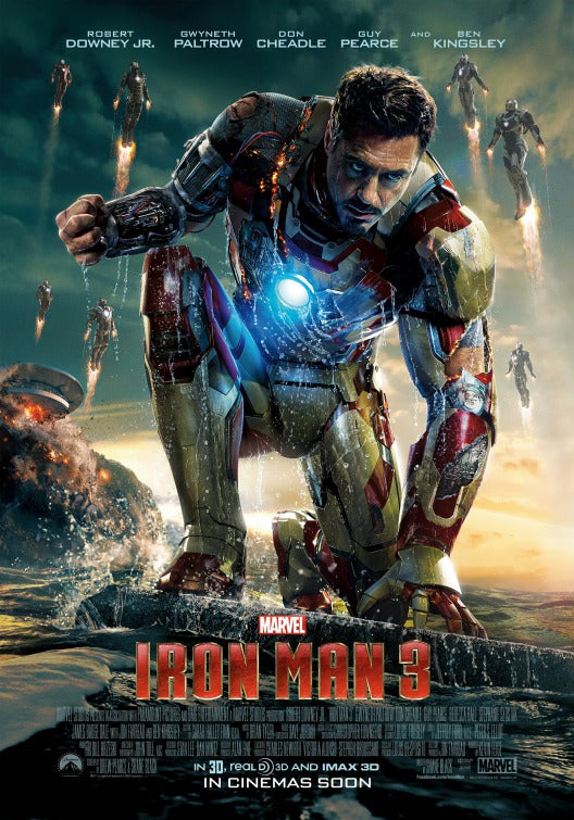 1000 piece jigsaw puzzle for the movie poster: Iron Man 3 (2013) ver7