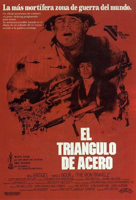 1000 piece jigsaw puzzle for the movie poster: The Iron Triangle (1989)
